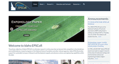 Desktop Screenshot of idahoepscor.org